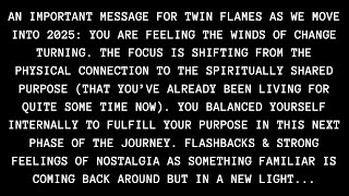 The next phase of twin flames: from separation to purpose. [Twin Flame Reading⎮2025]