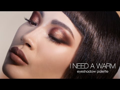 Sparkling Smokey Glam Eye Look ft.  I NEED A WARM EYESHADOW PALETTE | Natasha Denona Makeup