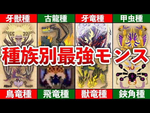 【歴代モンハン】各種族の最強モンスターまとめ