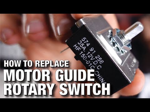 How to Replace Motor Guide Rotary Switch | 5-Speed Foot Control