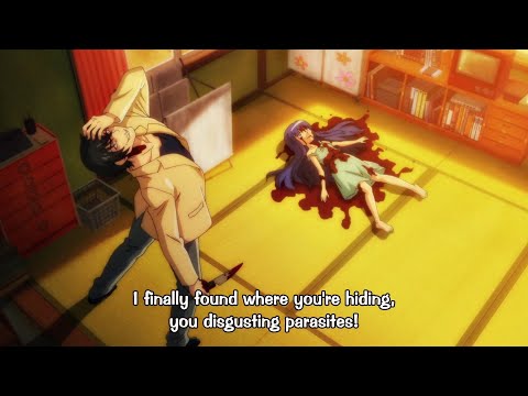 Akasaka kills Rika - Higurashi Gou