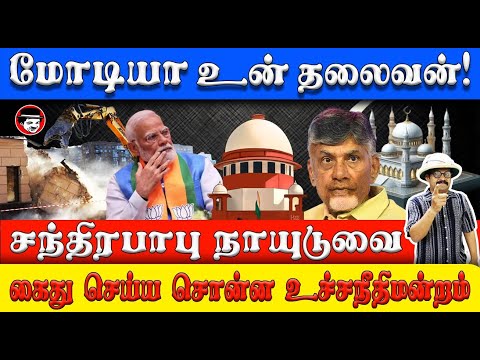 மோடியா உன் தலைவன்! சந்திரபாபு நாயுடுவை கைது செய்ய சொன்ன உச்சநீதிமன்றம் | THUPPARIYUM SHAMBU