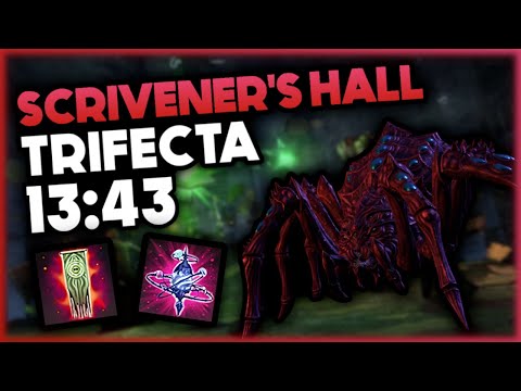 Scrivener's Hall Trifecta - Curator's Champion | Hard Mode, No Death, Speed Run | Dragonknight Tank