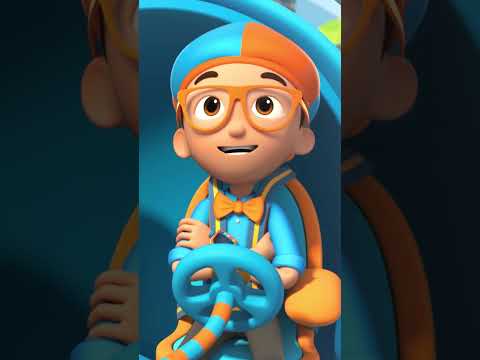 How can a crane build a Skycraper?🏗️ 🏢Learn with #blippi #blippiwonders #shorts