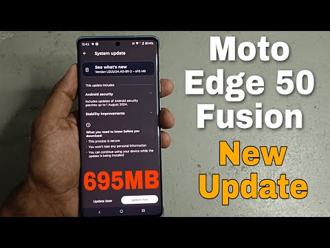 Moto Edge 50 Fusion August Software Update - Nothing New