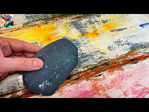 Mastering Contemporary Art: Creating Texture with Sawdust and Gesso | Viral Techniques Unveiled!