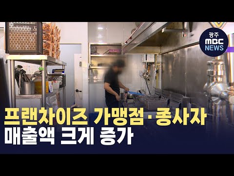 프랜차이즈 가맹점·종사자·매출액 크게 증가