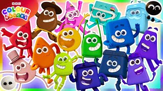 Meet the Gang of 20! 🎉🌈 | Kids Learn Colours with Colourblocks