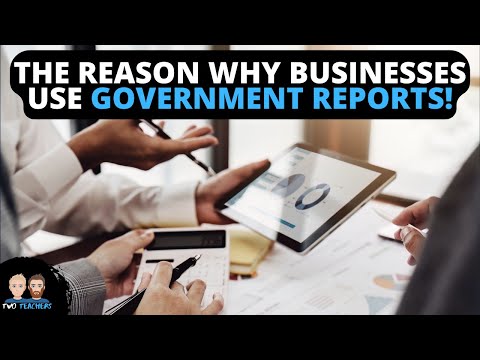 How do Businesses use Government Reports for Secondary Market Research?