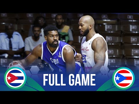 Cuba v Puerto Rico | Full Basketball Game | FIBA AmeriCup 2025 Qualifiers