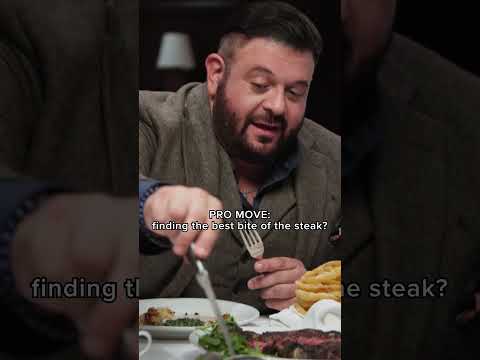 The ULTIMATE pro moves for eating at a steakhouse with Adam Richman & Bryan Cranston 🥩