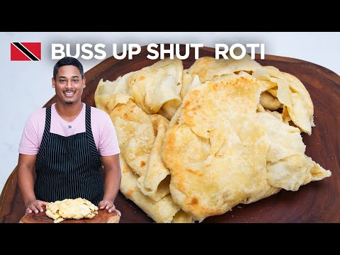 Easy Buss Up Shut Roti Recipe by Chef Shaun 🇹🇹 Foodie Nation