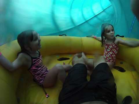 The girls on the slide