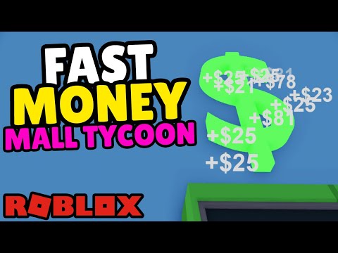 Making FAST MONEY on Mall Tycoon! (Roblox)