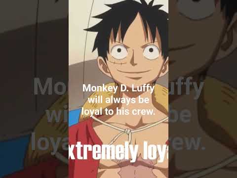 Monkey D. luffy the ever loyal captain. #anime #onepiece #shorts #manga