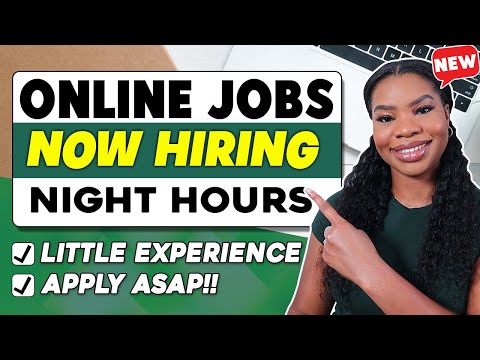 🌙 Work From Home At Night! Night Customer Service Work-From-Home Job Hiring Now!