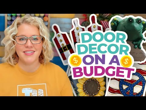 Budget-Friendly Crafts: How to Upcycle OLD Material for Stunning Door Decor