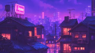 1980s & 90s Lofi Hip Hop Beats 🎶 Retro Vibes & Nostalgic Japanese Town Ambience 🌆 Lofi Rain Playlist