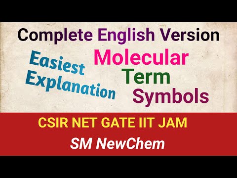 Molecular Term Symbols | Diatomic Molecular Spectroscopic Term Symbol  | Easiest Explanation