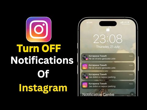 Turn Off/Customize Notifications For Instagram App | IOS/Android