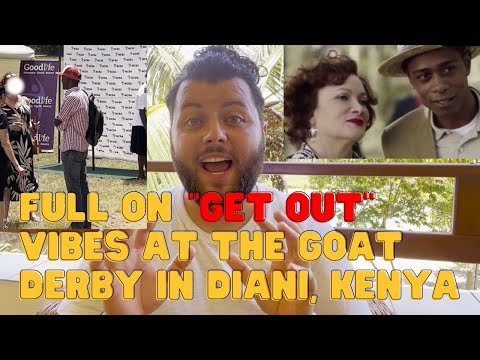 🇰🇪 Colonizer Vibes at the Goat Derby in Diani, Kenya??