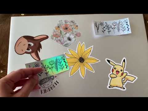 How to make Holographic Printable Vinyl Sticker | Making Holographic Stickers | Koala