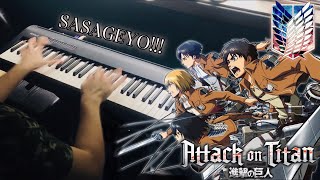 Attack on Titan Season 2 Opening - SHINZOU WO SASAGEYO [Epic Piano Cover]