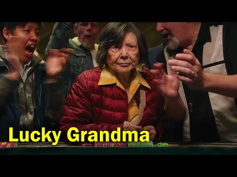 The old lady made eight million dollars by luck when she first went to the casino.