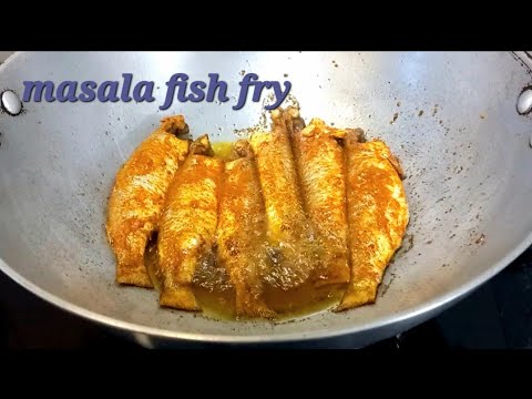 quick and easy parshe fish masala fry || masala fish fry 👌