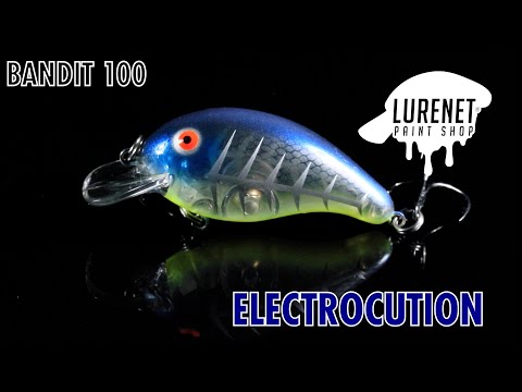 Bandit 100 Electrocution - Lurenet Paint Shop (Custom Painted Lures)