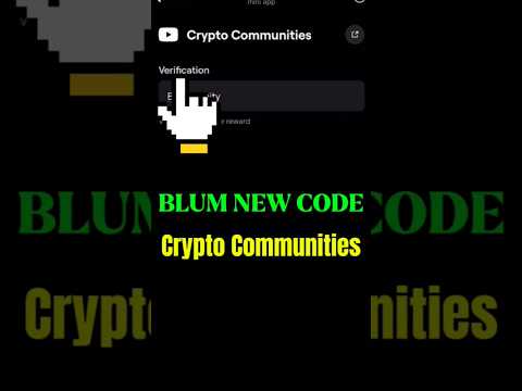 Blum New Code || Crypto Communities || #blum #blurairdrop #crypto #airdrop