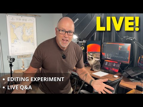 Live Stream #43 - Video Editing Experiment, Live Q&A and more!