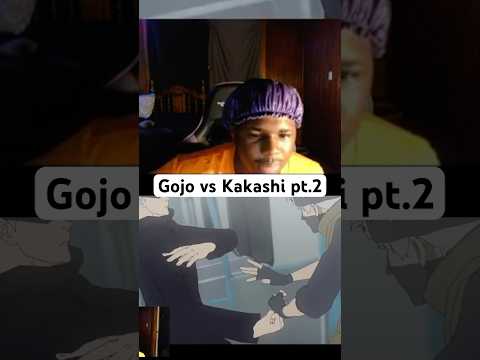 Kakashi lands a hit on gojo😱#explore #shortsfeed #anime #viralvideo #kakashi #naruto #gojo