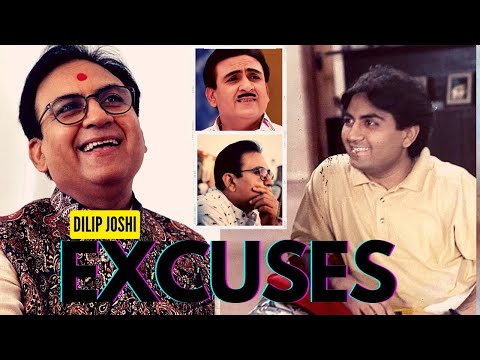 EXCUSES- DILIP JOSHI AKA JETHALAL | Jethalal Excuses Status | Dilip Joshi Edit | Excuses Song..