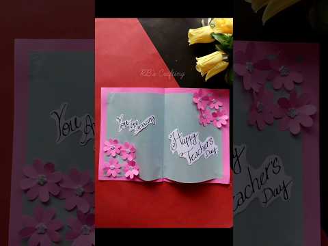 DIY Teacher's Day Card| Happy Teacher's Day Card Making Idea| Handmade Card | #shorts