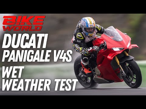 How Good Are Rider Aids? | Ducati Panigale V4S Wet Weather Track Test