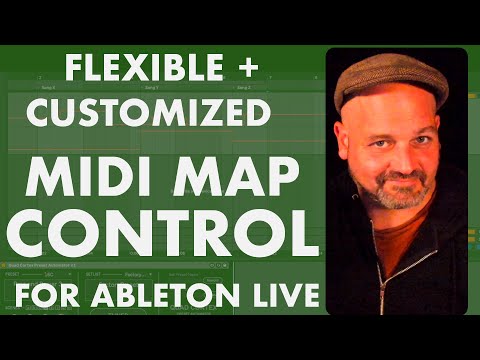 How to set up flexible FADERS and DIALS MIDI MAP Controls in Ableton Live via Max for Live devices