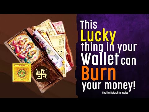 This Lucky thing in your Wallet can Burn your Money | Get rich, Good luck tips, Attract money wealth