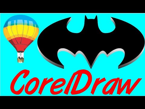 Corel Draw Tips & Tricks 3D Looking BATMAN logo