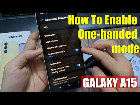 How to enable One-handed mode on Samsung Galaxy A15