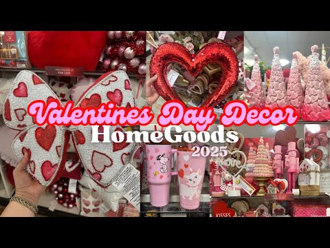 🎀OMG🎀 VALENTINES 2025 DECOR AT HOMEGOODS! NEW VALENTINES DECOR 2025 #valentinesday #homegoods