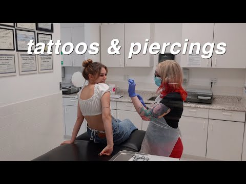 get tattoos and piercings with me + talking about how filters ruined my confidence