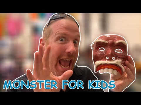 Monster Mask for Kids | English for children with Steve and Maggie