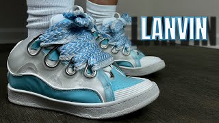 LANVIN CURB SNEAKERS ON FEET REVIEW