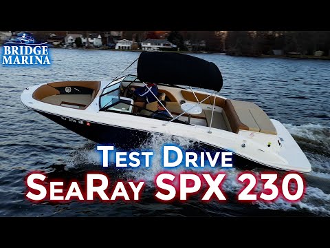 Boat Review and Test Drive: SeaRay 230 SPX with a 250 HP Mercury Engine (with Bonus Drone Footage)