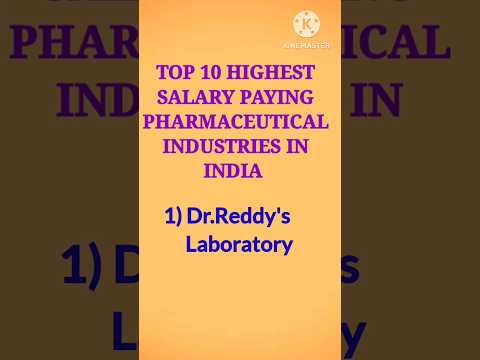 Top 10 highest salary paying Pharma Company's in India| #pharmacompanies #alcoa #qualitycontrol