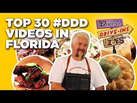 Top 30 #DDD Videos in Florida | Diners, Drive-Ins, and Dives | Food Network