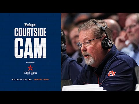 Courtside Cam - #4 Auburn vs #12 North Carolina