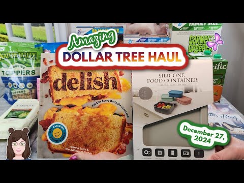 Amazing DOLLAR TREE HAUL!!  Awesome Finds!! December 27, 2024