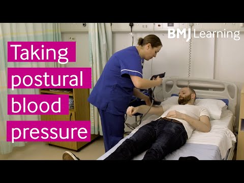 How to take postural blood pressure | BMJ Learning